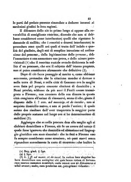 Giornale del Foro in cui si raccolgono le più importanti regiudicate dei supremi tribunali di Roma e dello Stato pontificio in materia civile