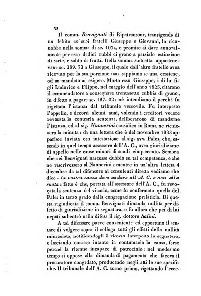 Giornale del Foro in cui si raccolgono le più importanti regiudicate dei supremi tribunali di Roma e dello Stato pontificio in materia civile