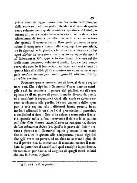 Giornale del Foro in cui si raccolgono le più importanti regiudicate dei supremi tribunali di Roma e dello Stato pontificio in materia civile