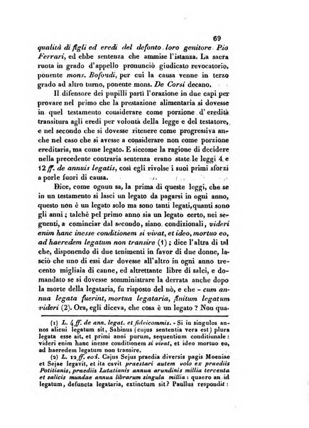 Giornale del Foro in cui si raccolgono le più importanti regiudicate dei supremi tribunali di Roma e dello Stato pontificio in materia civile