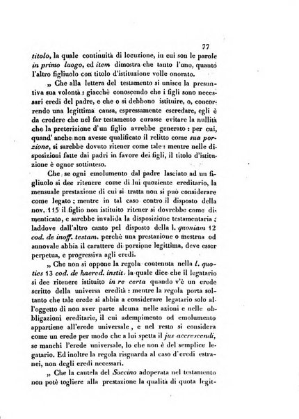 Giornale del Foro in cui si raccolgono le più importanti regiudicate dei supremi tribunali di Roma e dello Stato pontificio in materia civile