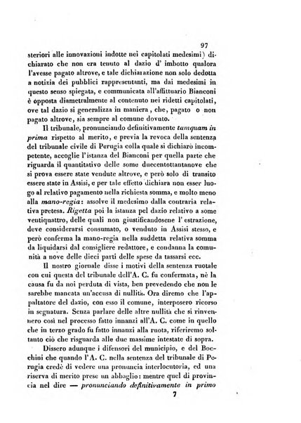 Giornale del Foro in cui si raccolgono le più importanti regiudicate dei supremi tribunali di Roma e dello Stato pontificio in materia civile