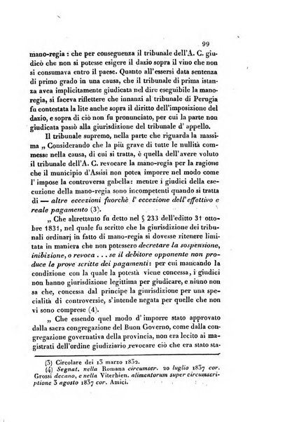 Giornale del Foro in cui si raccolgono le più importanti regiudicate dei supremi tribunali di Roma e dello Stato pontificio in materia civile