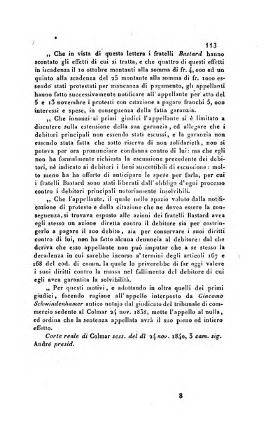 Giornale del Foro in cui si raccolgono le più importanti regiudicate dei supremi tribunali di Roma e dello Stato pontificio in materia civile