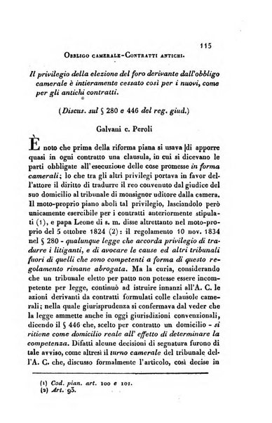 Giornale del Foro in cui si raccolgono le più importanti regiudicate dei supremi tribunali di Roma e dello Stato pontificio in materia civile