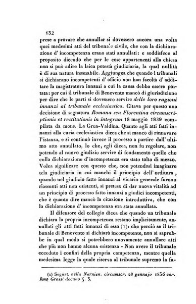 Giornale del Foro in cui si raccolgono le più importanti regiudicate dei supremi tribunali di Roma e dello Stato pontificio in materia civile