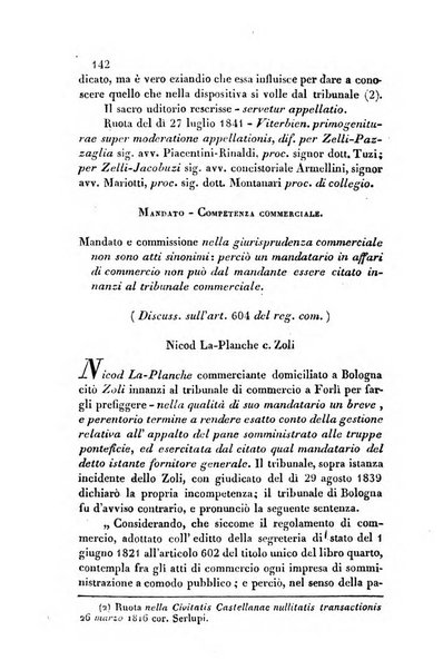 Giornale del Foro in cui si raccolgono le più importanti regiudicate dei supremi tribunali di Roma e dello Stato pontificio in materia civile