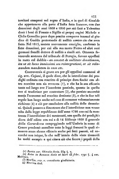 Giornale del Foro in cui si raccolgono le più importanti regiudicate dei supremi tribunali di Roma e dello Stato pontificio in materia civile