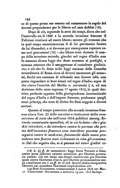 Giornale del Foro in cui si raccolgono le più importanti regiudicate dei supremi tribunali di Roma e dello Stato pontificio in materia civile