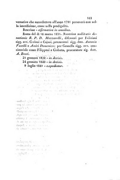 Giornale del Foro in cui si raccolgono le più importanti regiudicate dei supremi tribunali di Roma e dello Stato pontificio in materia civile