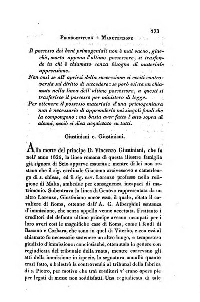 Giornale del Foro in cui si raccolgono le più importanti regiudicate dei supremi tribunali di Roma e dello Stato pontificio in materia civile