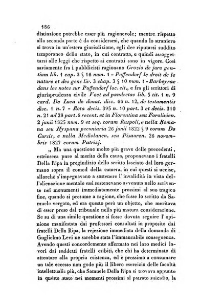 Giornale del Foro in cui si raccolgono le più importanti regiudicate dei supremi tribunali di Roma e dello Stato pontificio in materia civile