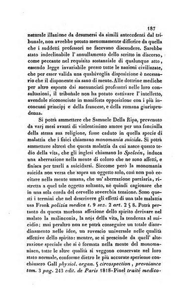 Giornale del Foro in cui si raccolgono le più importanti regiudicate dei supremi tribunali di Roma e dello Stato pontificio in materia civile