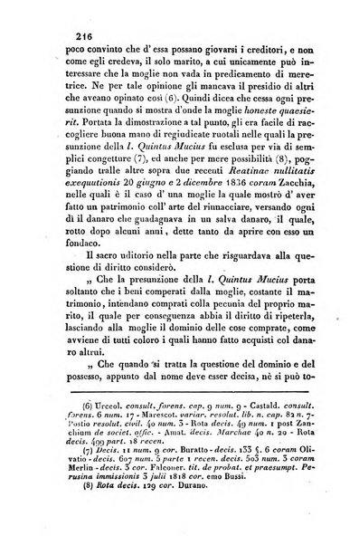 Giornale del Foro in cui si raccolgono le più importanti regiudicate dei supremi tribunali di Roma e dello Stato pontificio in materia civile