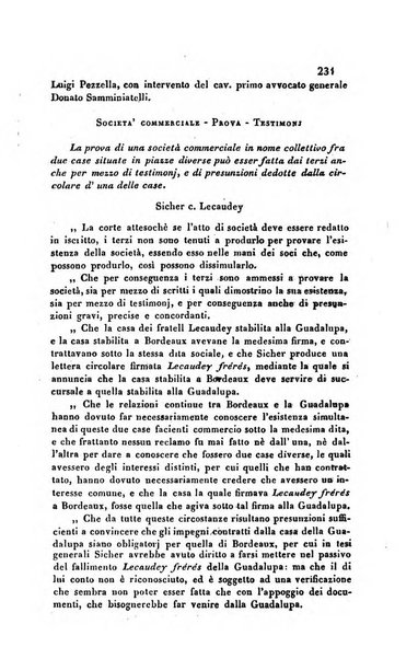 Giornale del Foro in cui si raccolgono le più importanti regiudicate dei supremi tribunali di Roma e dello Stato pontificio in materia civile