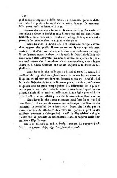 Giornale del Foro in cui si raccolgono le più importanti regiudicate dei supremi tribunali di Roma e dello Stato pontificio in materia civile