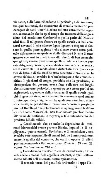 Giornale del Foro in cui si raccolgono le più importanti regiudicate dei supremi tribunali di Roma e dello Stato pontificio in materia civile