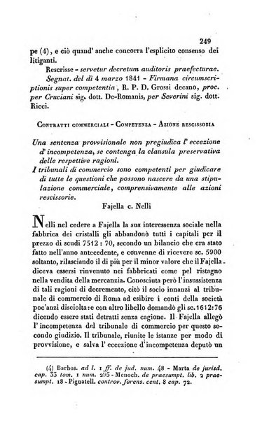 Giornale del Foro in cui si raccolgono le più importanti regiudicate dei supremi tribunali di Roma e dello Stato pontificio in materia civile