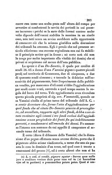 Giornale del Foro in cui si raccolgono le più importanti regiudicate dei supremi tribunali di Roma e dello Stato pontificio in materia civile