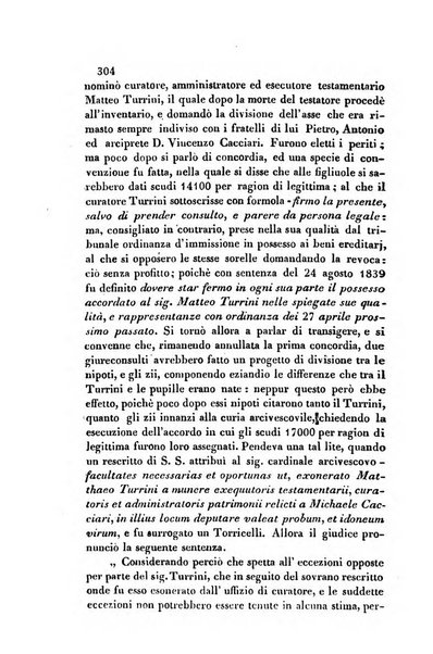 Giornale del Foro in cui si raccolgono le più importanti regiudicate dei supremi tribunali di Roma e dello Stato pontificio in materia civile