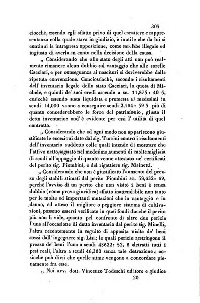 Giornale del Foro in cui si raccolgono le più importanti regiudicate dei supremi tribunali di Roma e dello Stato pontificio in materia civile