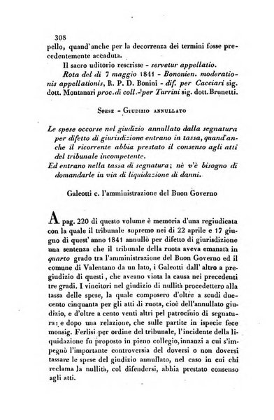 Giornale del Foro in cui si raccolgono le più importanti regiudicate dei supremi tribunali di Roma e dello Stato pontificio in materia civile