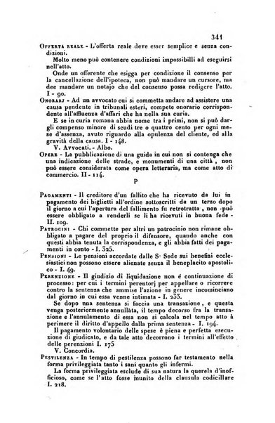 Giornale del Foro in cui si raccolgono le più importanti regiudicate dei supremi tribunali di Roma e dello Stato pontificio in materia civile