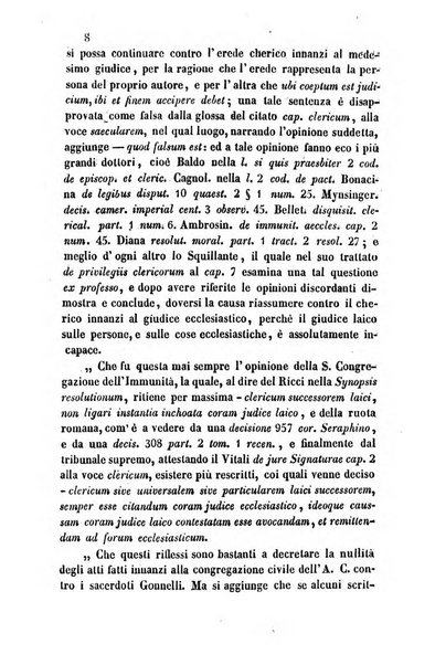 Giornale del Foro in cui si raccolgono le più importanti regiudicate dei supremi tribunali di Roma e dello Stato pontificio in materia civile