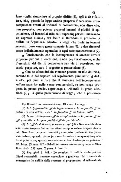 Giornale del Foro in cui si raccolgono le più importanti regiudicate dei supremi tribunali di Roma e dello Stato pontificio in materia civile