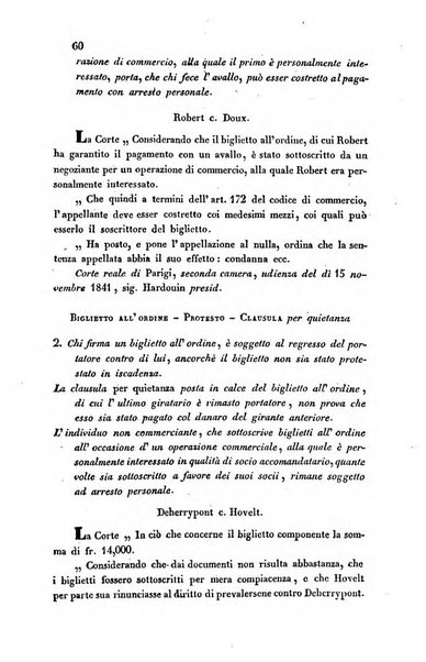 Giornale del Foro in cui si raccolgono le più importanti regiudicate dei supremi tribunali di Roma e dello Stato pontificio in materia civile