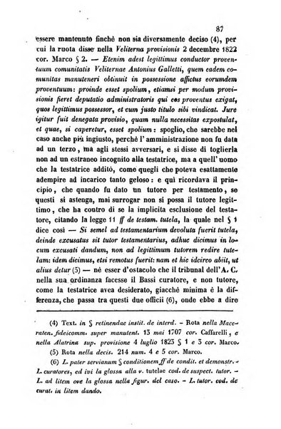 Giornale del Foro in cui si raccolgono le più importanti regiudicate dei supremi tribunali di Roma e dello Stato pontificio in materia civile