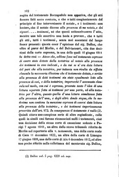 Giornale del Foro in cui si raccolgono le più importanti regiudicate dei supremi tribunali di Roma e dello Stato pontificio in materia civile