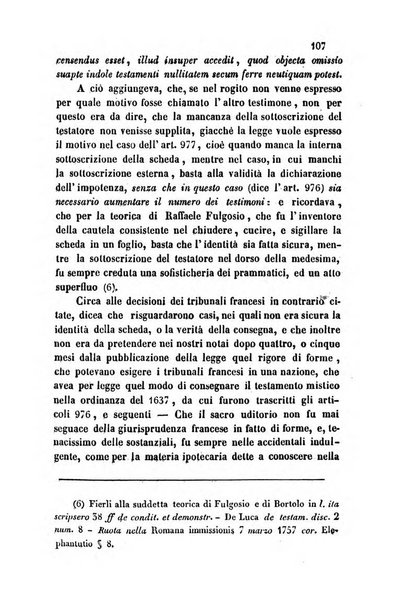 Giornale del Foro in cui si raccolgono le più importanti regiudicate dei supremi tribunali di Roma e dello Stato pontificio in materia civile