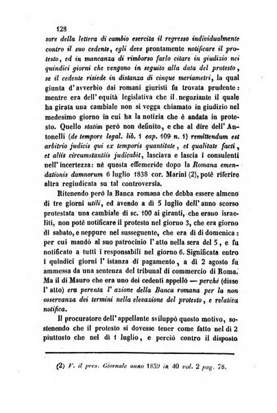 Giornale del Foro in cui si raccolgono le più importanti regiudicate dei supremi tribunali di Roma e dello Stato pontificio in materia civile