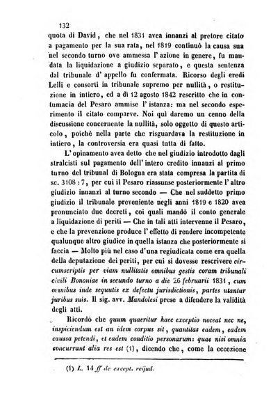 Giornale del Foro in cui si raccolgono le più importanti regiudicate dei supremi tribunali di Roma e dello Stato pontificio in materia civile