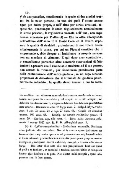 Giornale del Foro in cui si raccolgono le più importanti regiudicate dei supremi tribunali di Roma e dello Stato pontificio in materia civile