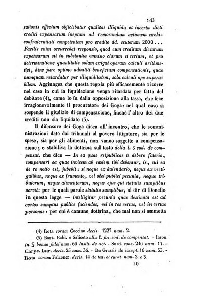 Giornale del Foro in cui si raccolgono le più importanti regiudicate dei supremi tribunali di Roma e dello Stato pontificio in materia civile