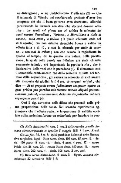 Giornale del Foro in cui si raccolgono le più importanti regiudicate dei supremi tribunali di Roma e dello Stato pontificio in materia civile