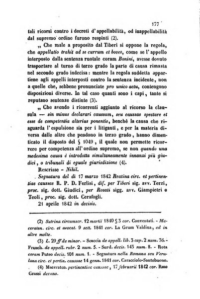 Giornale del Foro in cui si raccolgono le più importanti regiudicate dei supremi tribunali di Roma e dello Stato pontificio in materia civile