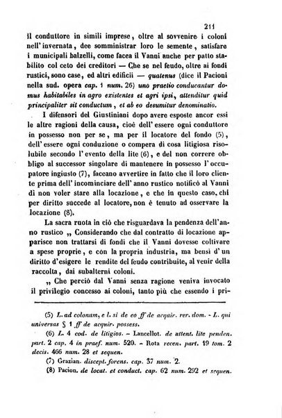 Giornale del Foro in cui si raccolgono le più importanti regiudicate dei supremi tribunali di Roma e dello Stato pontificio in materia civile