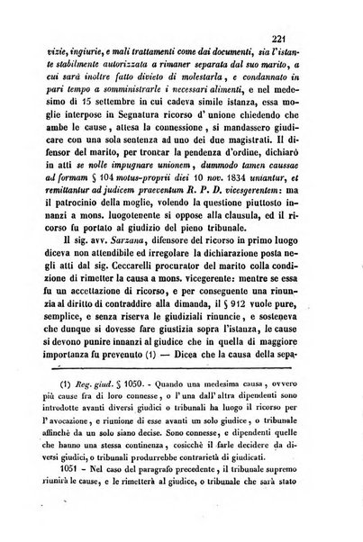 Giornale del Foro in cui si raccolgono le più importanti regiudicate dei supremi tribunali di Roma e dello Stato pontificio in materia civile