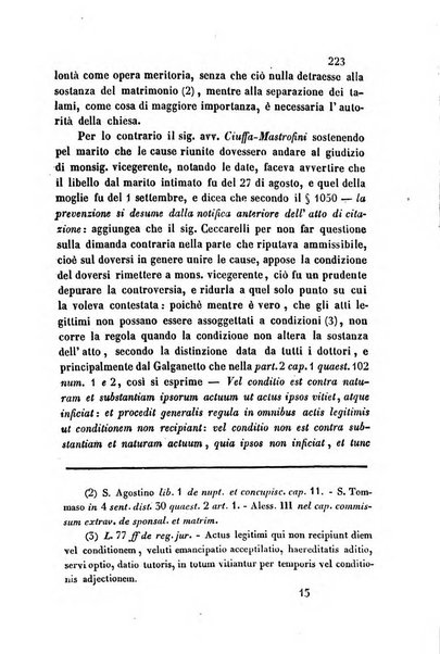 Giornale del Foro in cui si raccolgono le più importanti regiudicate dei supremi tribunali di Roma e dello Stato pontificio in materia civile