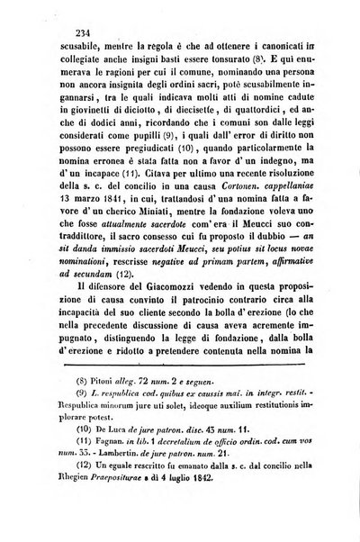 Giornale del Foro in cui si raccolgono le più importanti regiudicate dei supremi tribunali di Roma e dello Stato pontificio in materia civile