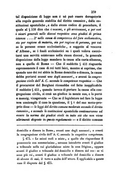 Giornale del Foro in cui si raccolgono le più importanti regiudicate dei supremi tribunali di Roma e dello Stato pontificio in materia civile