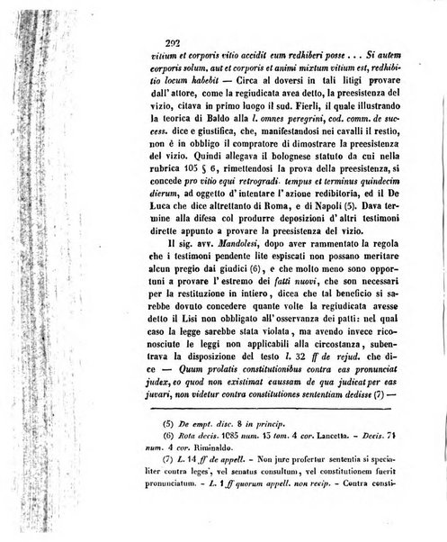 Giornale del Foro in cui si raccolgono le più importanti regiudicate dei supremi tribunali di Roma e dello Stato pontificio in materia civile