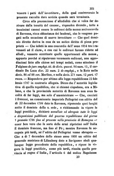 Giornale del Foro in cui si raccolgono le più importanti regiudicate dei supremi tribunali di Roma e dello Stato pontificio in materia civile