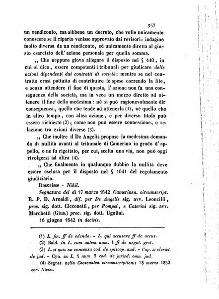 Giornale del Foro in cui si raccolgono le più importanti regiudicate dei supremi tribunali di Roma e dello Stato pontificio in materia civile