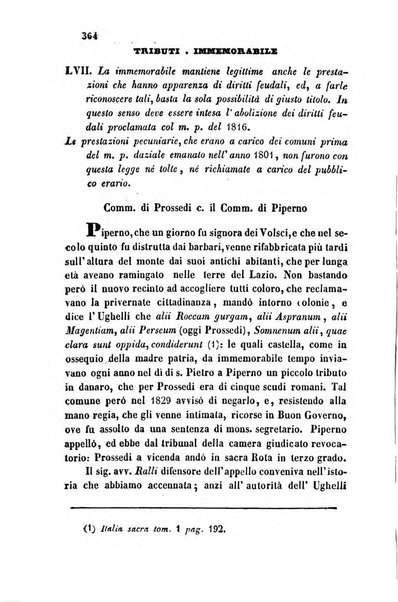 Giornale del Foro in cui si raccolgono le più importanti regiudicate dei supremi tribunali di Roma e dello Stato pontificio in materia civile