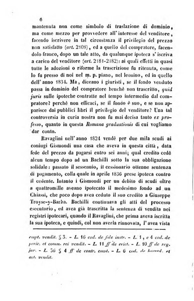 Giornale del Foro in cui si raccolgono le più importanti regiudicate dei supremi tribunali di Roma e dello Stato pontificio in materia civile