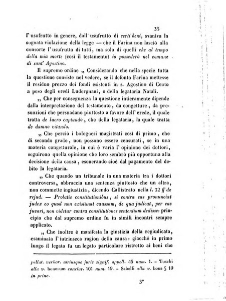 Giornale del Foro in cui si raccolgono le più importanti regiudicate dei supremi tribunali di Roma e dello Stato pontificio in materia civile